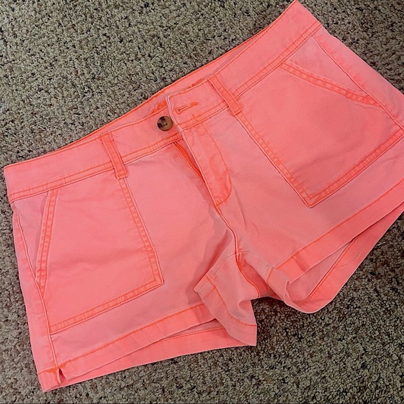 Arizona coral jean shorts Sz 7 - Picture 7 of 11